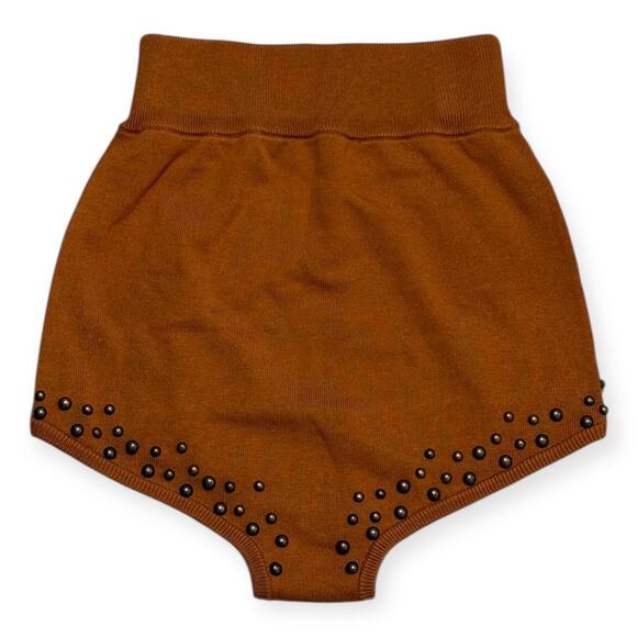 Understated Leather M/L Southern Charm Knit Micro Short Studded HighWaist Cheeky - Picture 5 of 11